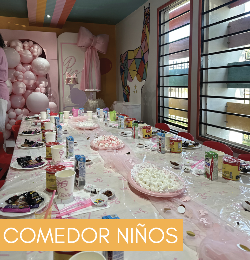 comedor niños casa cumpleaños magic house temuco